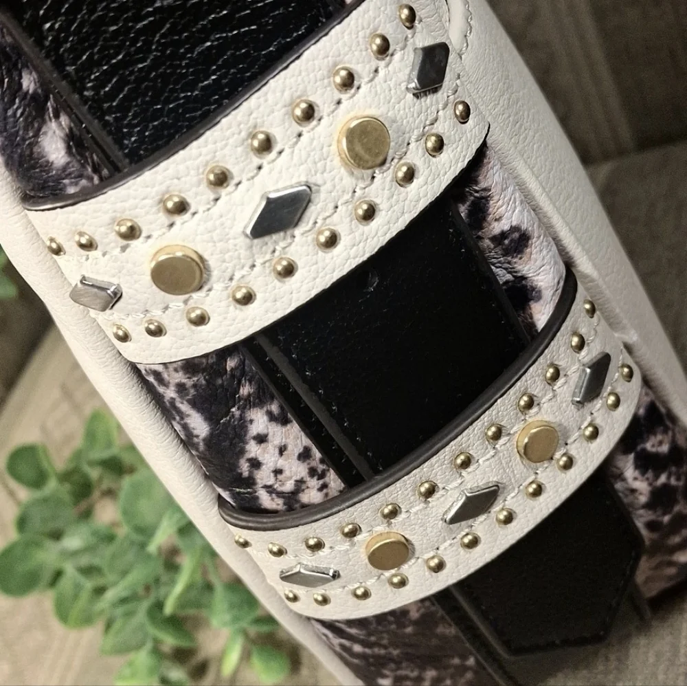 Aimee Kestenberg Exotic Studded Hobo Bag